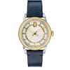 Versace Men’s Quartz Swiss Made Blue Leather Strap Silver Dial 41mm Watch VEPO00120