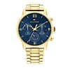 Tommy Hilfiger Men’s Quartz Gold Stainless Steel Blue Dial 44mm Watch 1791880