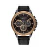 Tommy Hilfiger Men’s Quartz Leather Strap Black Dial 46mm Watch 1791893