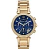 Michael Kors Women’s Quartz Gold Stainless Steel Blue Dial 39mm Watch MK6262