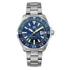 Tag Heuer Aquaracer Caliber 5 Match Timer Shinji Kagawa Edition Blue Dial Silver Steel Strap Watch for Men - WAY201H.BA0927