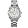 Tag Heuer Aquaracer Men’s Quartz Swiss Made Silver Stainless Steel White Dial 41mm Sports Alarm Watch WAY111Y.BA0928
