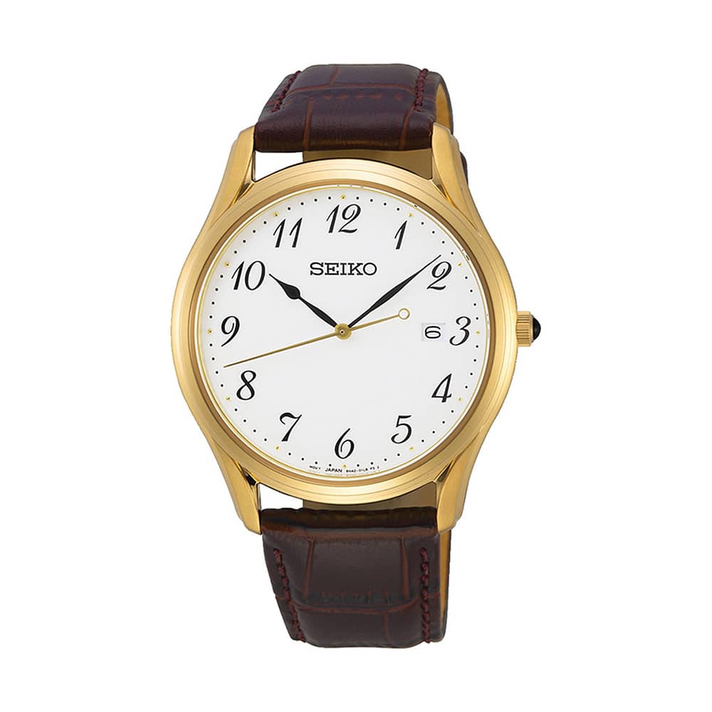 Seiko Conceptual Series Neo Classic Quartz White Dial Men's Watch 39mm SUR306P1