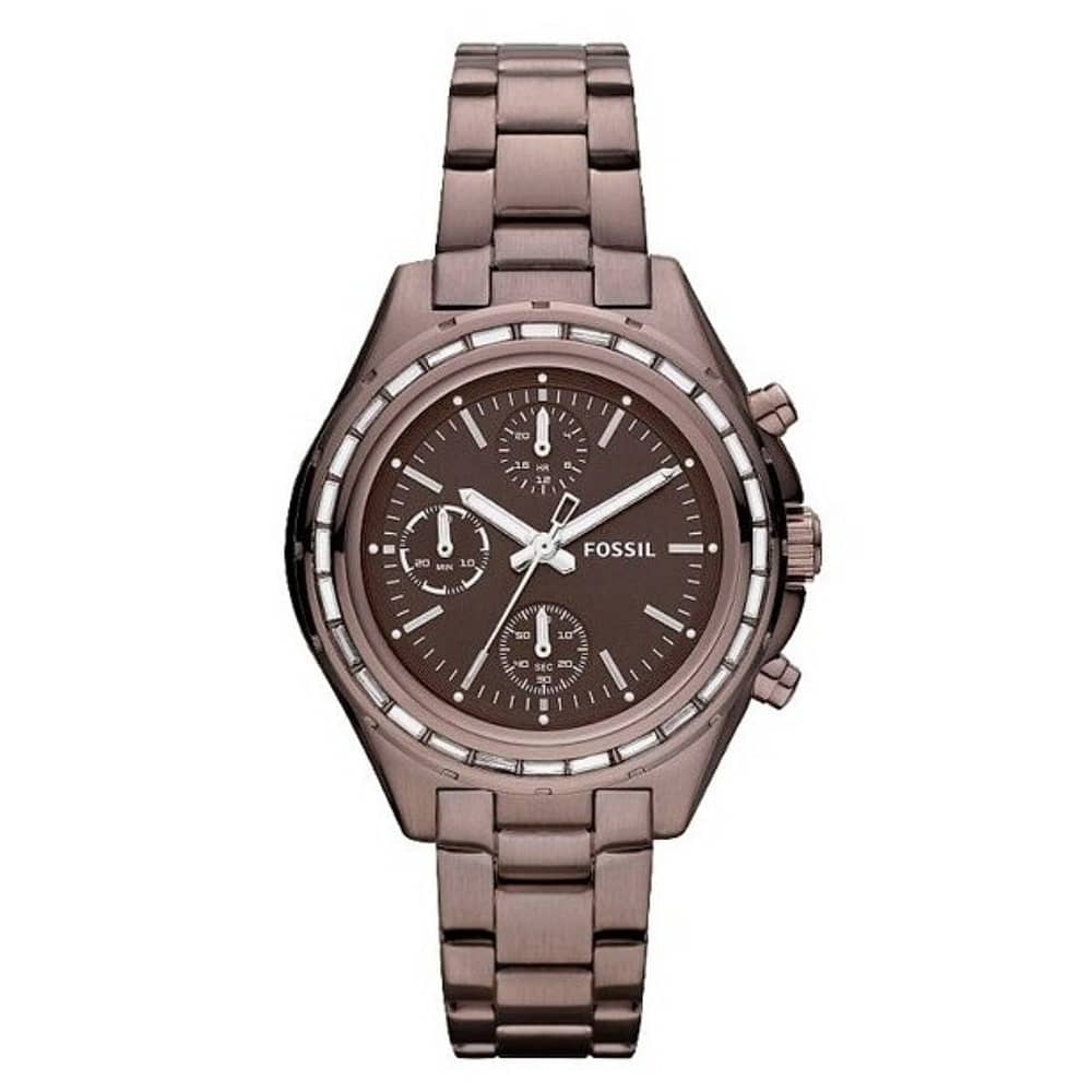 Fossil Dylan Stainless Steel Quartz Ladies Chronograph Watch 38mm CH2827