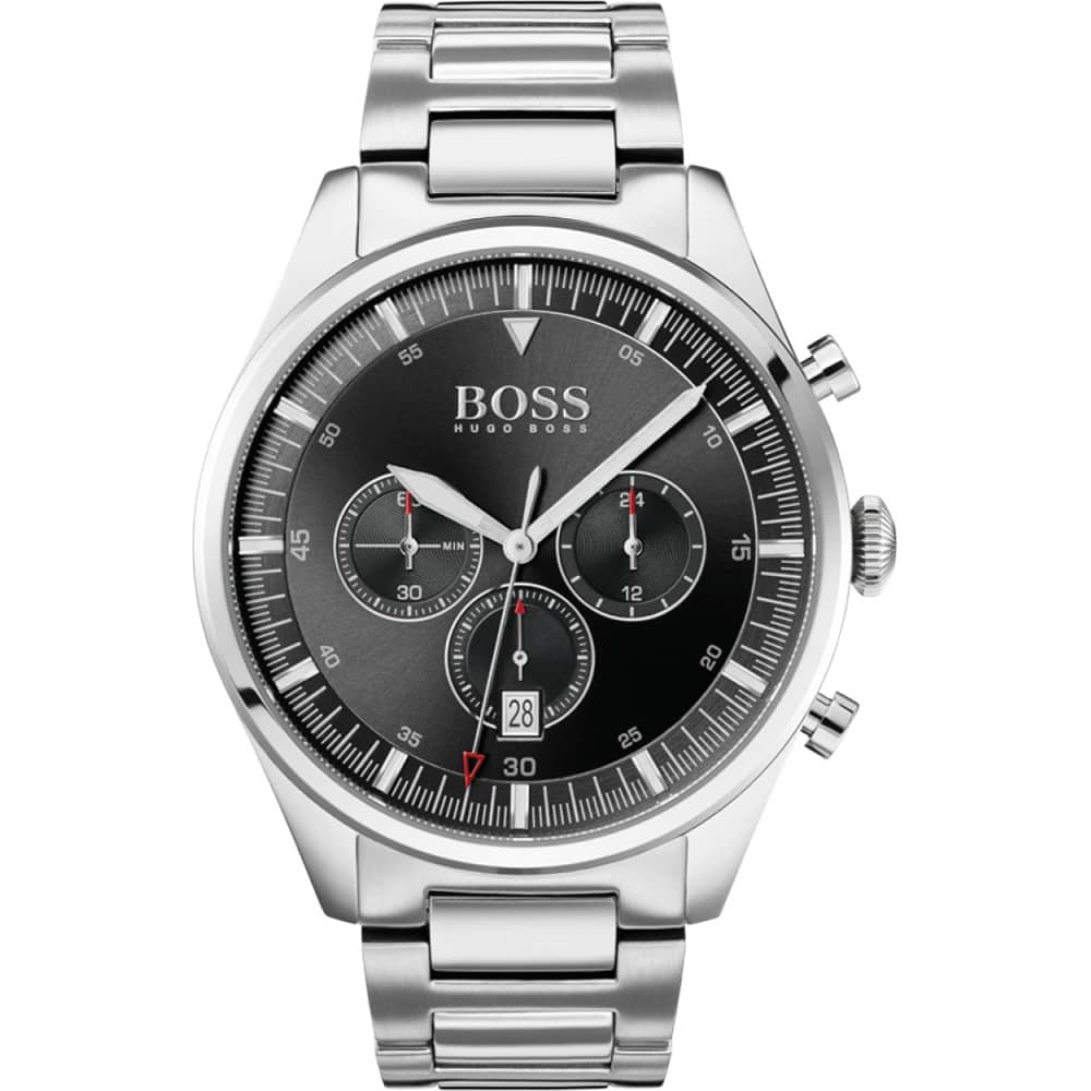 Hugo Boss Pioneer Analog Black Dial Men's Watch 44mm 1513712