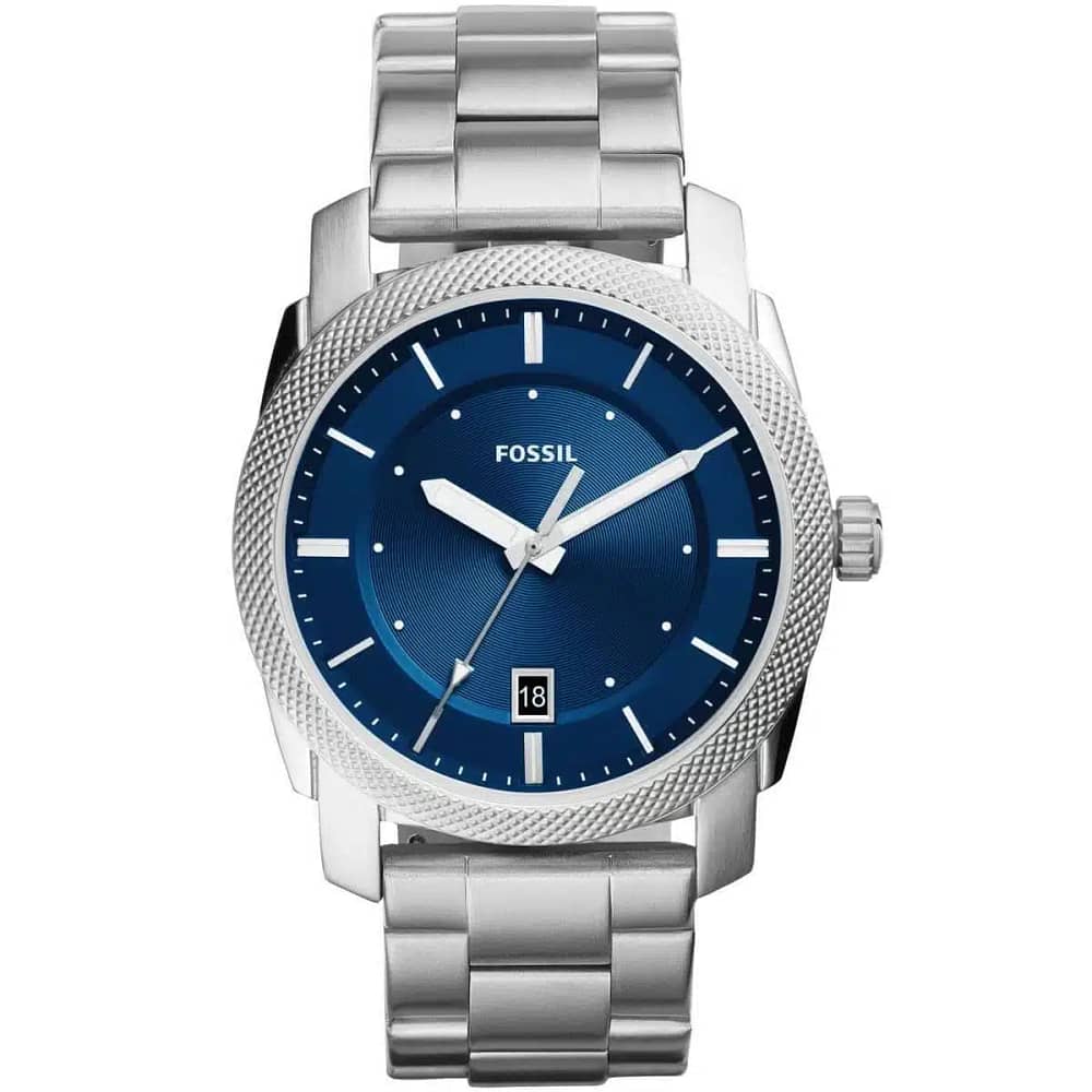 Fossil Men’s Quartz Stainless Steel Blue Dial 42mm Watch FS5340