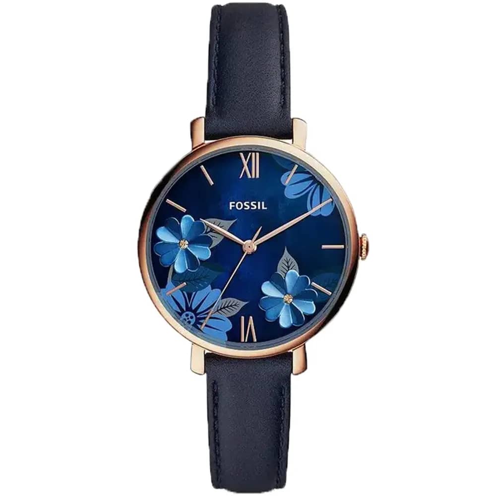 Fossil Women’s Quartz Stainless Steel Blue Dial 36mm Watch ES4673