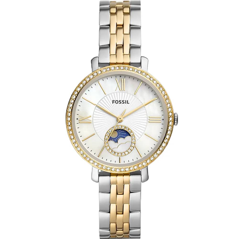 Fossil Women’s Quartz Two-tone Stainless Steel Mother Of Pearl Dial 36mm Watch ES5166
