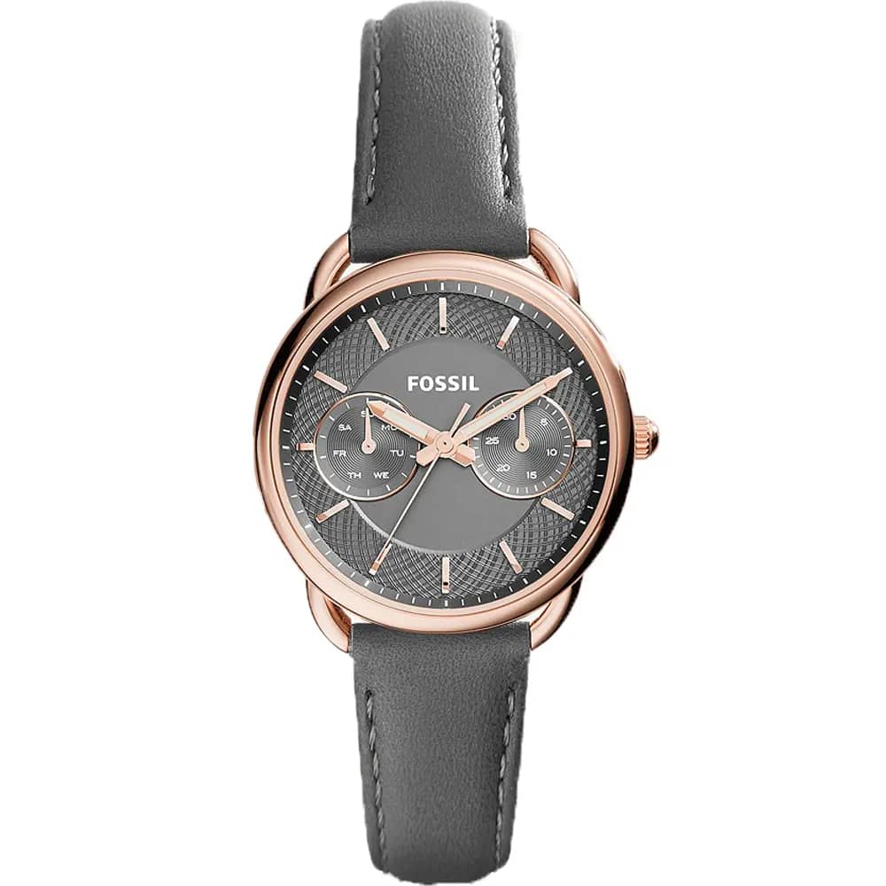 Fossil Women’s Quartz Grey Leather Strap Grey Dial 35mm Watch ES3913