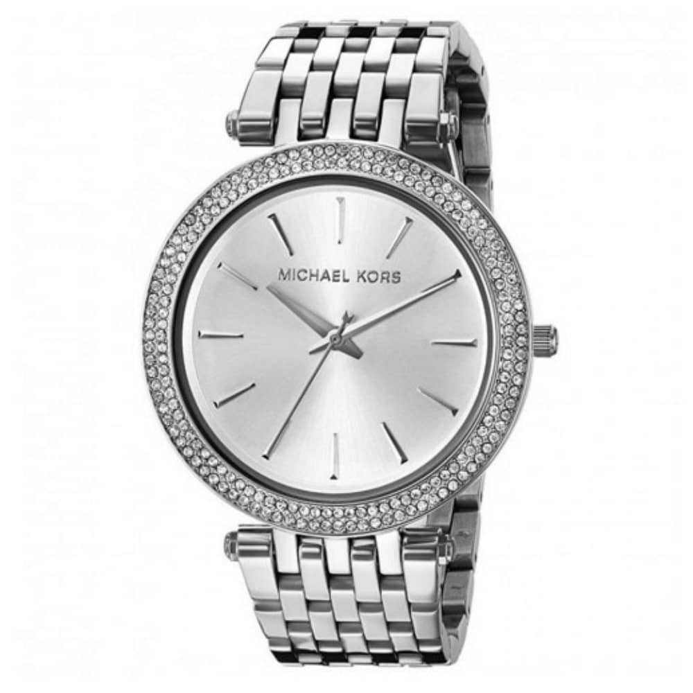Michael Kors Women’s Quartz Stainless Steel Silver Dial 33mm Watch MK3429