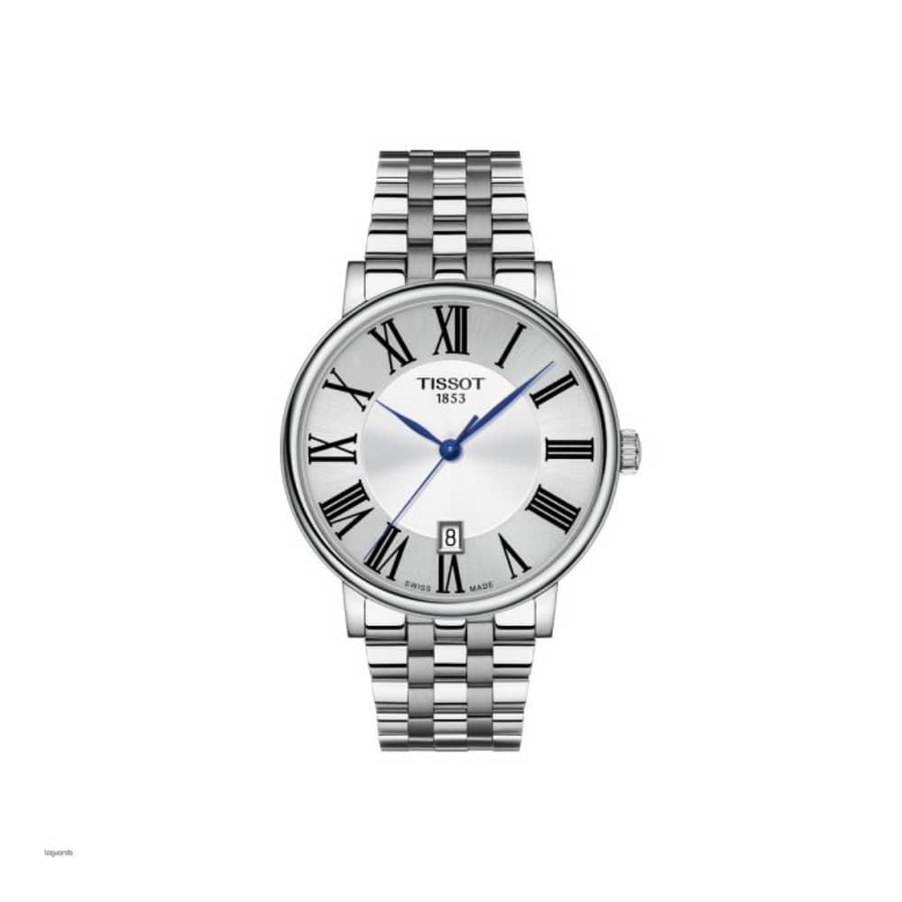 TISSOT Men’s Quartz Swiss Made Stainless Steel Silver Dial 40mm Watch T122.410.11.033.00