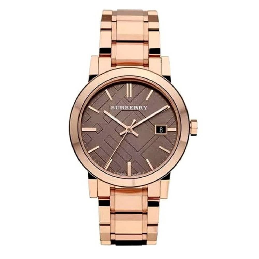 Burberry Women’s Swiss Made Stainless Steel Brown Dial 38mm Watch BU9005