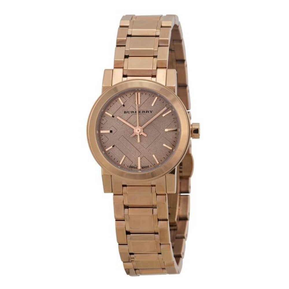 Burberry Women’s Swiss Made Stainless Steel Beige Dial 26mm Watch BU9228