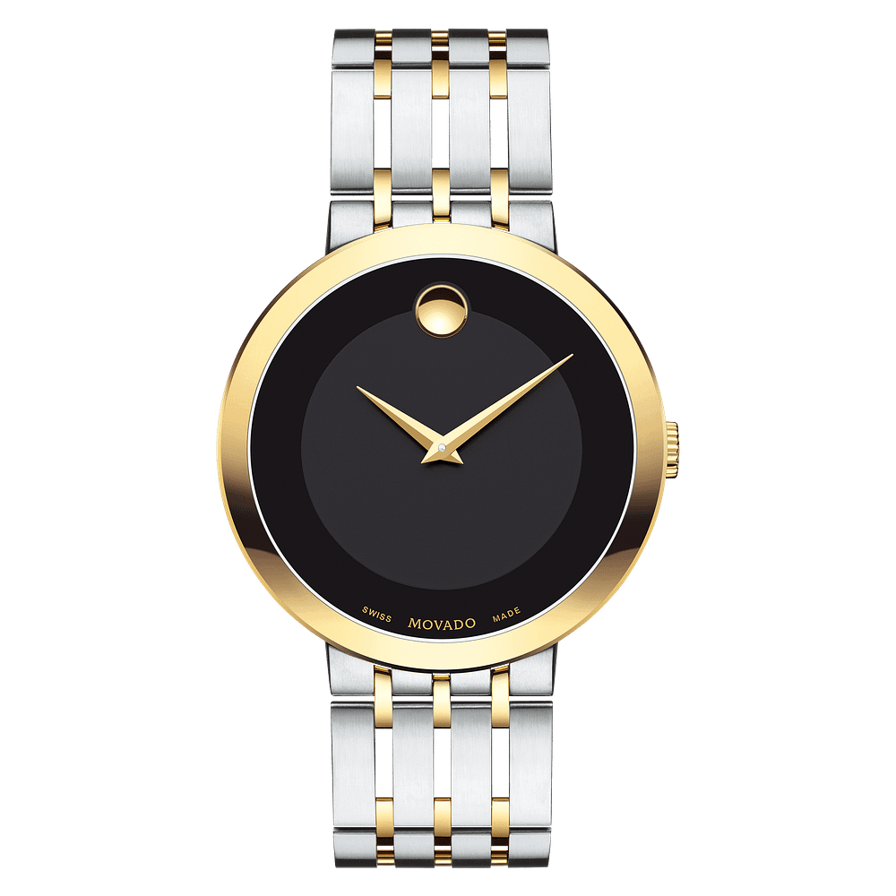 Movado Men’s Swiss Made Quartz Stainless Steel 39mm Watch 0607058