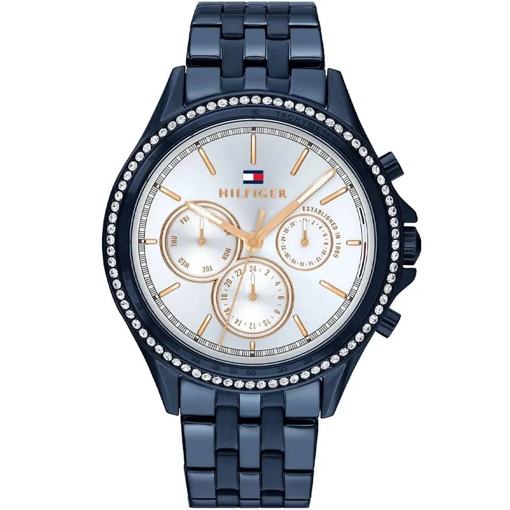 Tommy Hilfiger Women’s Quartz Stainless Steel Blue Dial 38mm Watch 1782003