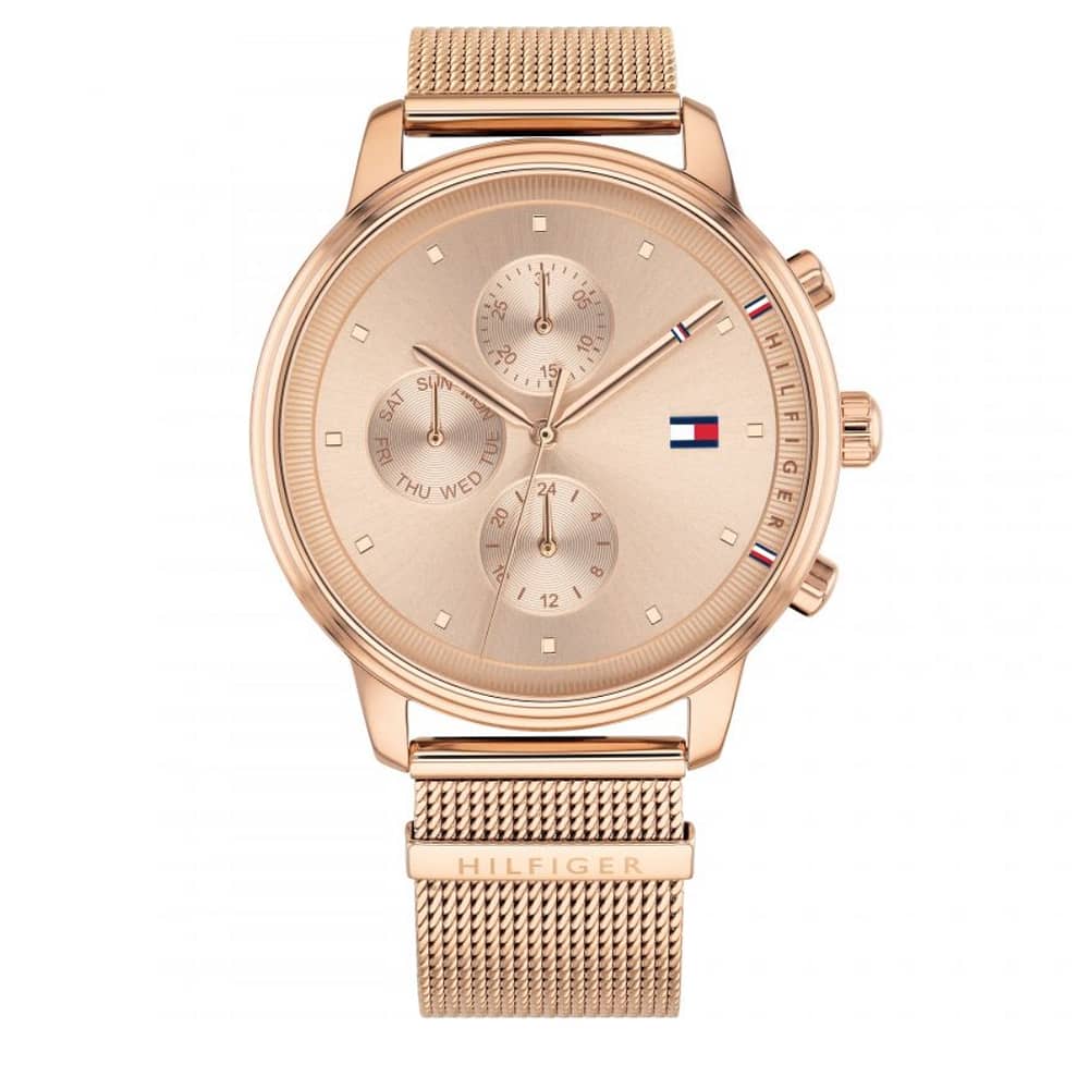 Tommy Hilfiger Women’s Quartz Rose Gold Stainless Steel Rose Gold Dial 38mm Watch 1781907