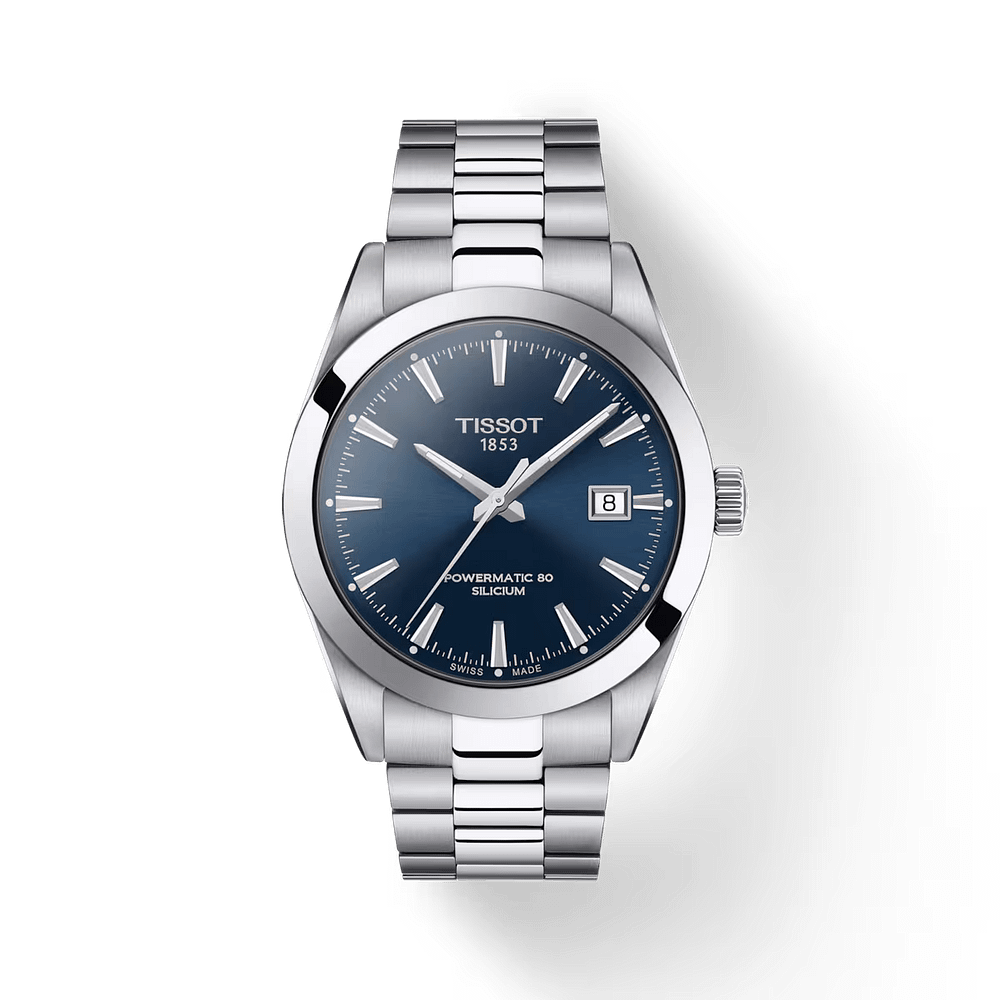 TISSOT PRX Men’s Swiss Made Powermatic Silver Stainless Steel Ice Blue Dial 40mm Watch T127.407.11.041.00