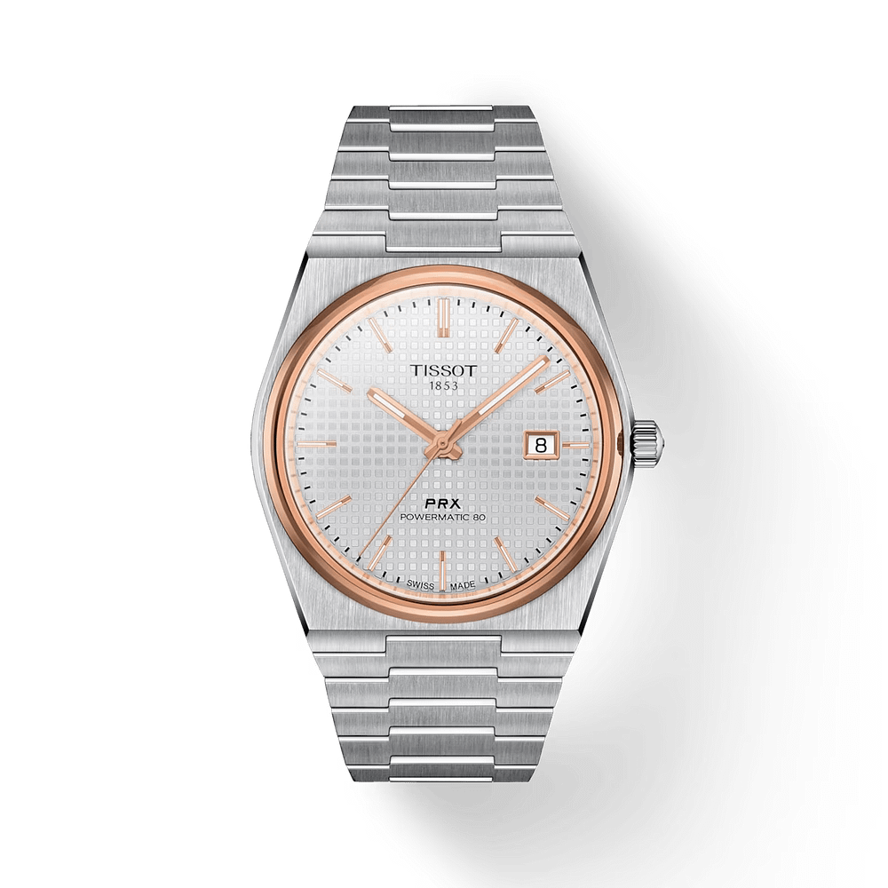 TISSOT PRX Men’s Powermatic 80 Silver Dial Steel Watch T137.407.21.031.00