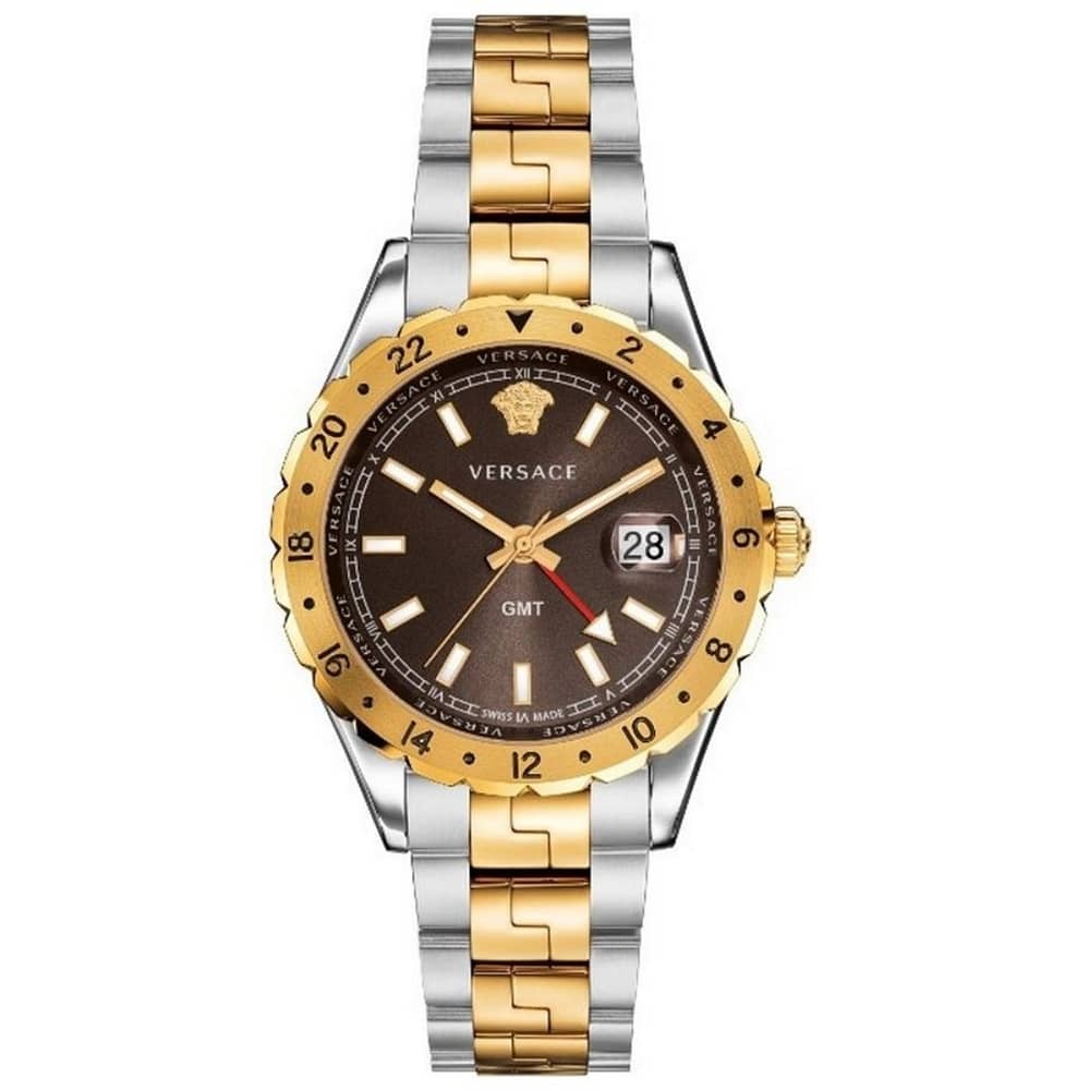 Versace Men’s Quartz Swiss Made Stainless Steel Brown Dial 42mm Watch V11040015
