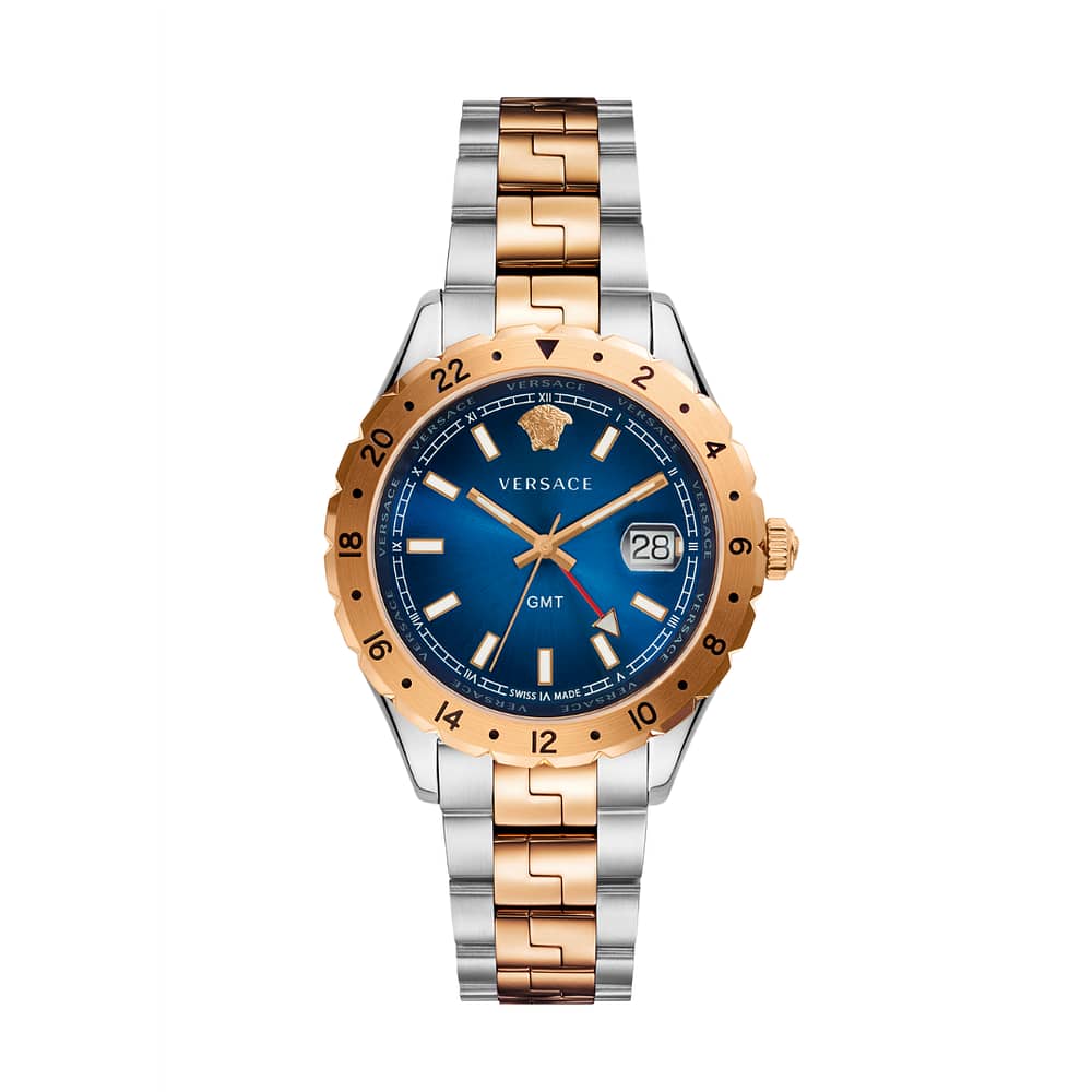 Versace Men’s Quartz Swiss Made Stainless Steel Blue Dial 42mm Watch V11060017