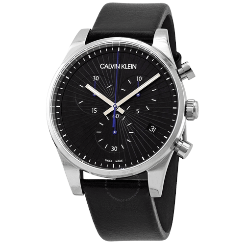 Calvin klein Steadfast Chronograph Quartz Black Dial Men's Watch 40mm K8S211C1