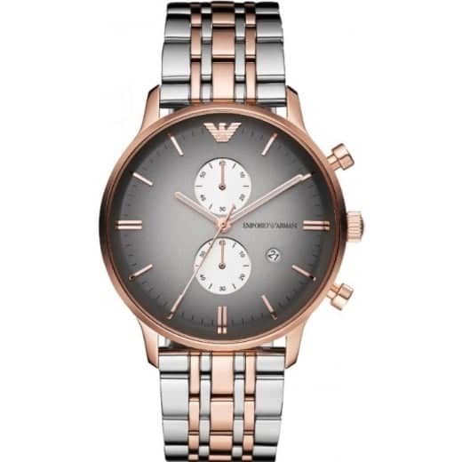 Emporio Armani Men’s Chronograph Quartz Two-tone Stainless Steel 43mm Watch AR1721