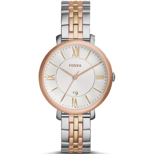 Fossil Women’s Quartz Stainless Steel Silver Dial 36mm Watch ES3844