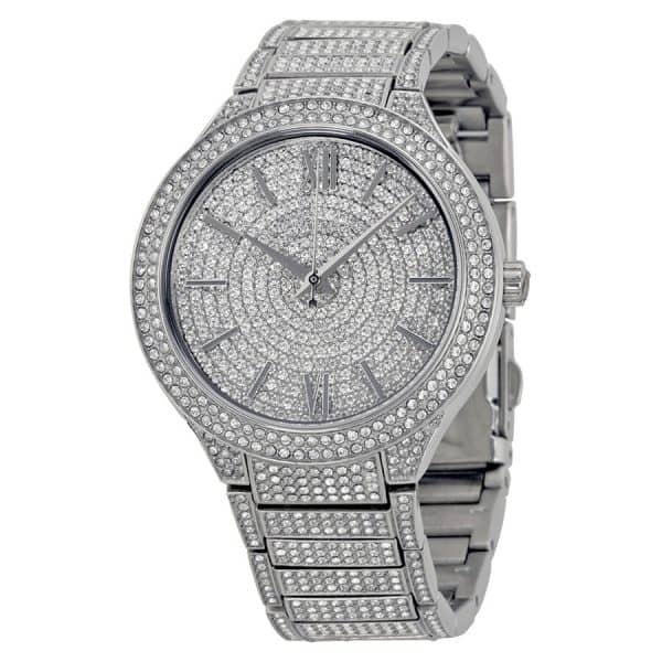Michael Kors Women’s Quartz Stainless Steel Crystal Pave Dial 38mm Watch MK3359