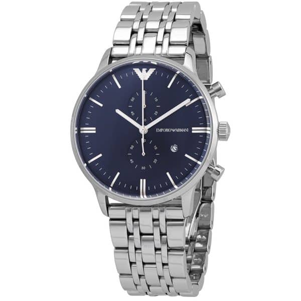 Emporio Armani Men’s Chronograph Stainless Steel 43mm Watch AR80013