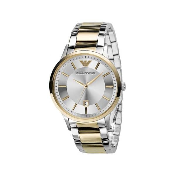 Emporio Armani Men’s Stainless Steel Silver Dial 43mm Watch AR2449