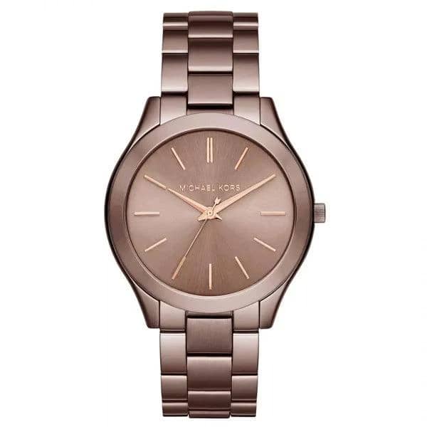 Michael Kors Women’s Quartz Brown Stainless Steel Brown Dial 40mm Watch MK3418