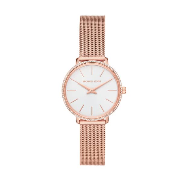 Michael Kors Women’s Quartz Stainless Steel White Dial 32mm Watch MK4588