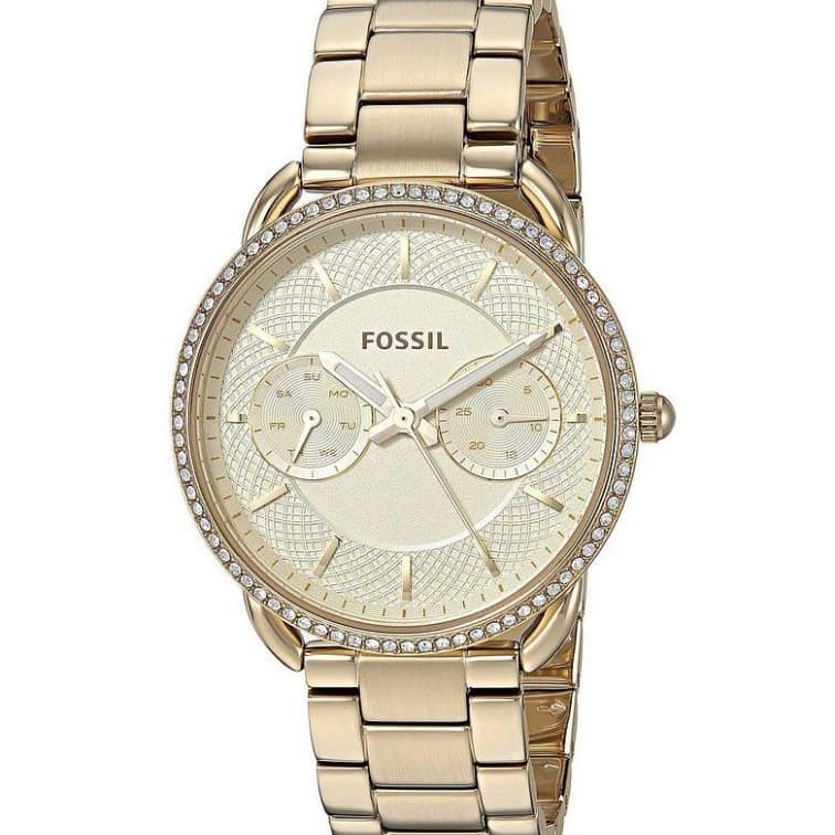 Fossil Women’s Quartz Stainless Steel White Dial 35mm Watch ES4263