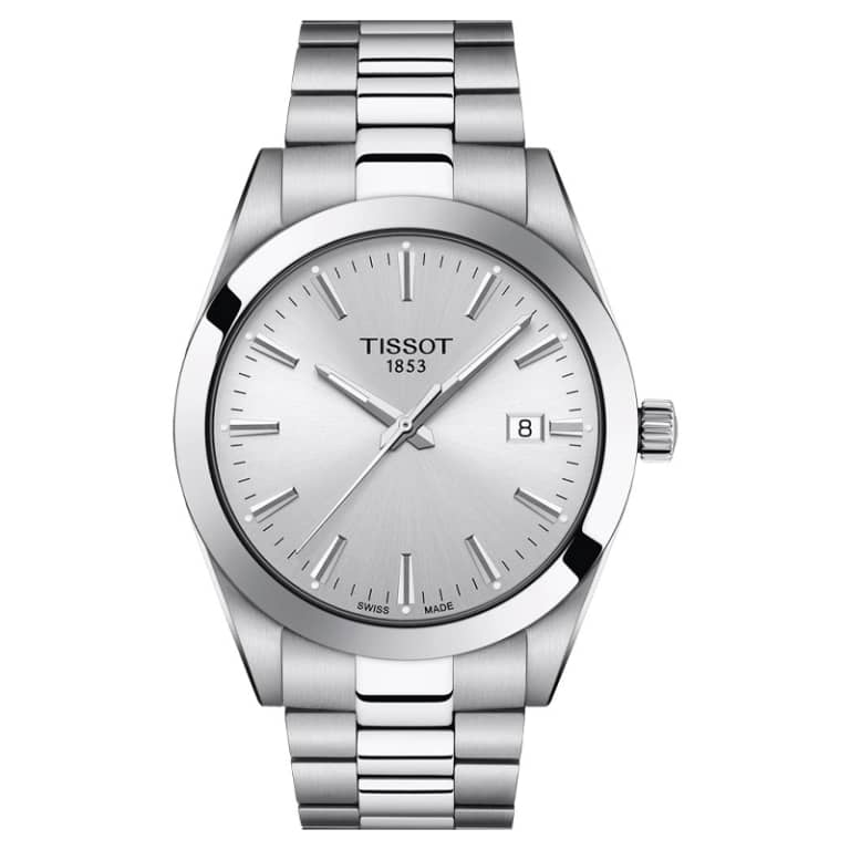TISSOT Men’s Quartz Swiss-Made Silver Stainless Steel Silver Dial 40mm Watch T127.410.11.031.00