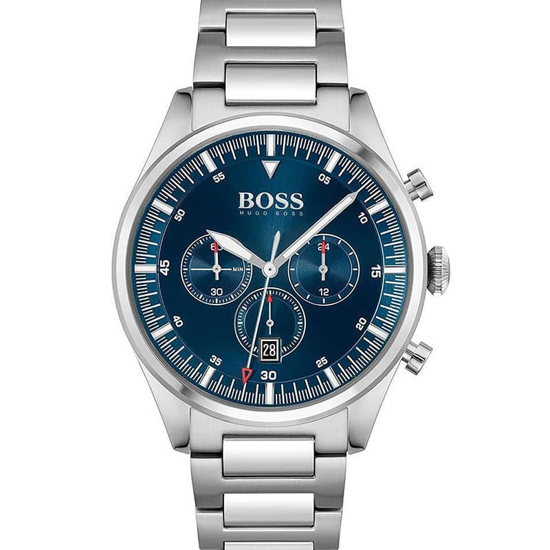 Hugo Boss Men’s Quartz Stainless Steel Blue Dial Watch 44mm 1513867