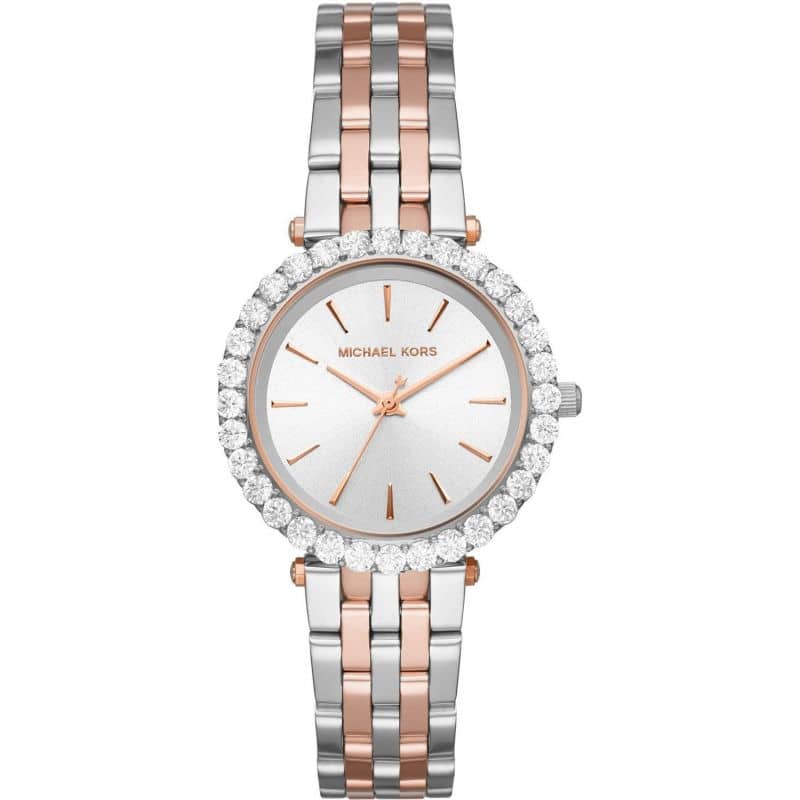 Michael Kors Women’s Quartz Stainless Steel Silver Dial 35mm Watch MK4515