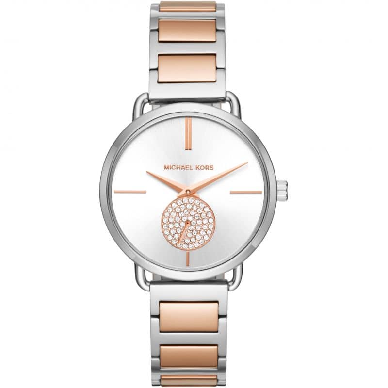 Michael Kors Women’s Quartz Stainless Steel Silver Dial 37mm Watch MK3709