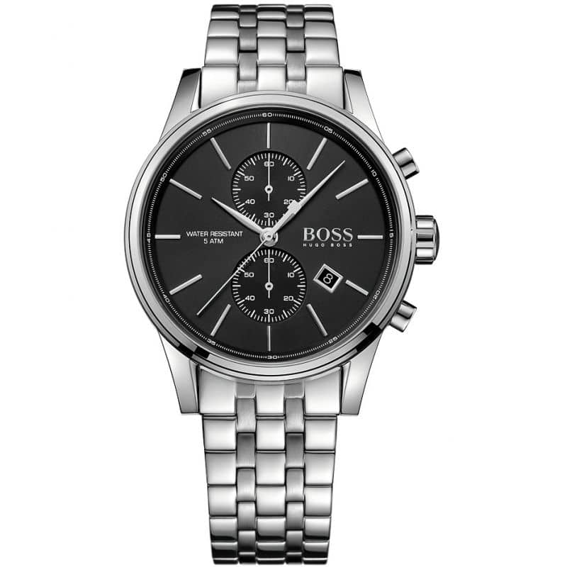 Hugo Boss Men’s Chronograph Quartz Stainless Steel Black Dial 41mm Watch 1513383