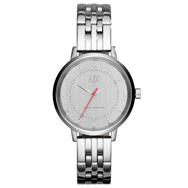 Armani Exchange Women’s Quartz Silver Stainless Steel Silver Dial 39mm Watch AX5360